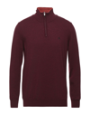 Brooksfield Turtlenecks In Red
