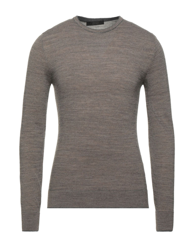 Vneck Sweaters In Dove Grey