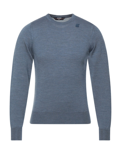 K-way Sweaters In Slate Blue