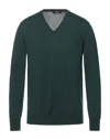 Alpha Studio Sweaters In Green