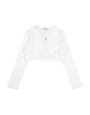 Monnalisa Kids' Cardigans In White