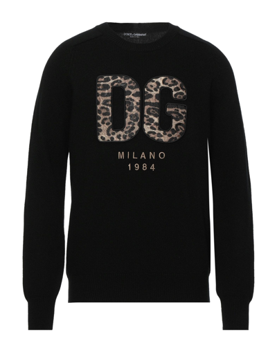 Dolce & Gabbana Sweaters In Black