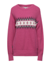 Woolrich Sweaters In Fuchsia