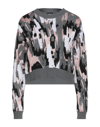 Just Cavalli Woman Sweater Lead Size S Synthetic Fibers, Acrylic, Virgin Wool, Wool, Cashmere In Grey