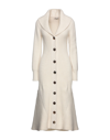 Alexander Mcqueen Coats In White