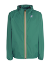 K-way Jackets In Emerald Green