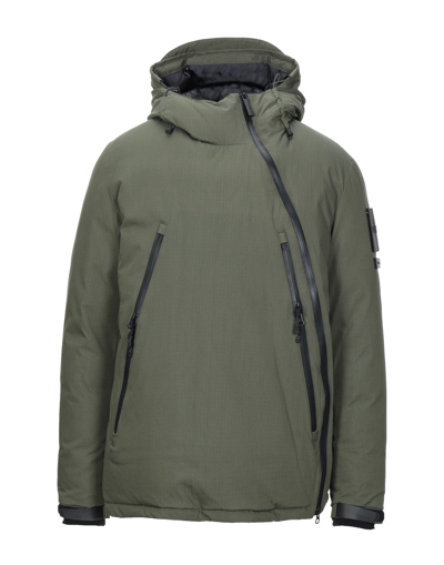 Outhere Down Jackets In Military Green