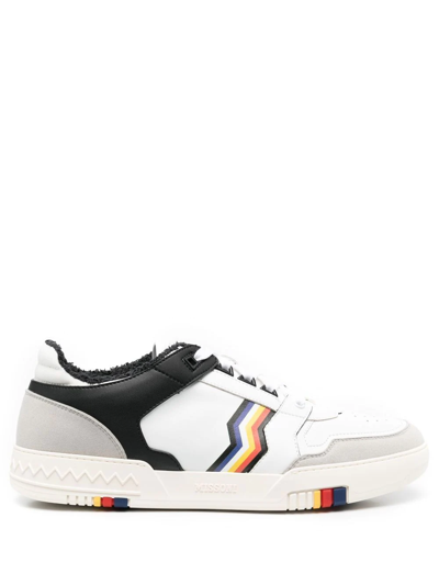 Missoni X Abcd The 90's Basket Stripes Trainers In Weiss