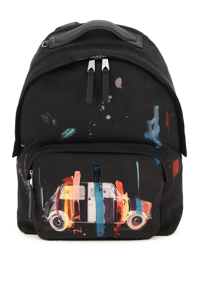 Paul Smith 'artist Stripe Mini' Backpack In Black