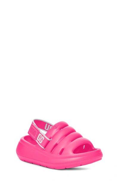 Ugg Kids Sport Yeah Slingback Sandals In Taffy Pink