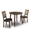 Furniture Of America Hedgecrow Round 3-piece Dining Table Set