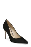 Sam Edelman Hazel Pointed Toe Pump In Black Suede