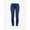 Paige Muse High-waist Skinny Jeans In All Night W/ Tipsy Hem