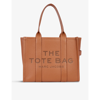 Marc Jacobs The Leather Large Tote Bag Argan Oil In Tan