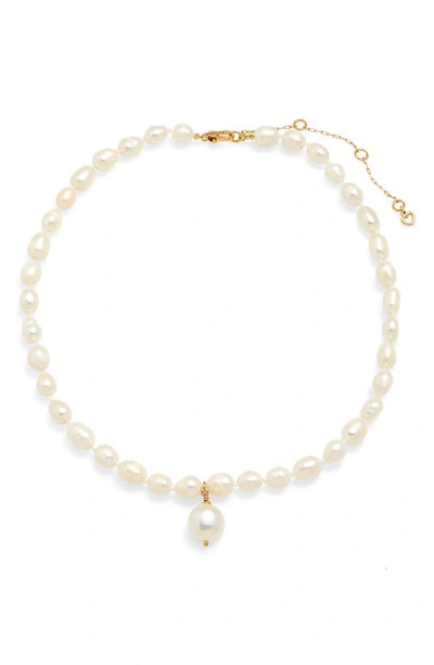 Kate Spade Pearl Play Genuine Freshwater Pearl Necklace
