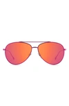 Isabel Marant 60mm Gradient Aviator Sunglasses In Pink / Pink Multilayer
