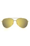 Isabel Marant 60mm Gradient Aviator Sunglasses In Yellow / Brown Sp Yellow