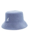 Kangol Bermuda Logo-embroidered Felt Bucket Hat In Lilac