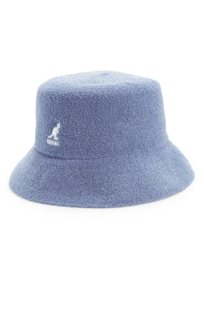 Kangol Bermuda Logo-embroidered Felt Bucket Hat In Lilac