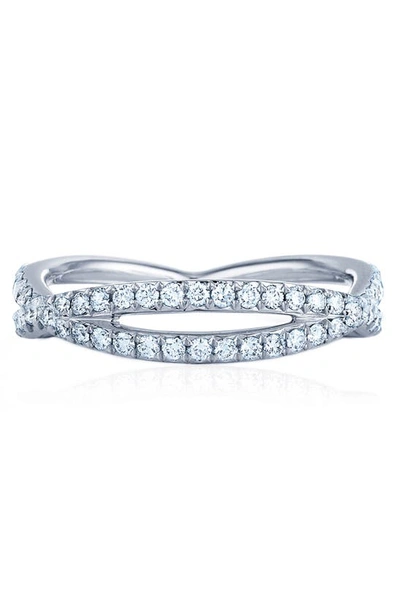 Kwiat 18kt White Gold Diamond Fidelity Ring In Silber