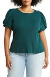 1.state Puff Sleeve Top In Ponderosa Pine