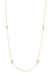 BONY LEVY BONY LEVY FLORENTINE DIAMOND PEAR STATION NECKLACE