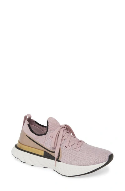 Nike React Infinity Run Flyknit Running Shoe In Rosa