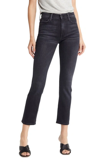 Mother The Dazzler Mid-rise Stretch Straight-leg Ankle Jeans In Deep End