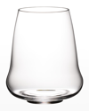 RIEDEL STEMLESS WINGS WHITE WINE & CHAMPAGNE GLASSES, SET OF 2