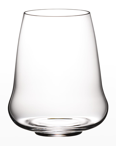 Riedel Stemless Wings White Wine & Champagne Glasses, Set Of 2 In Clear