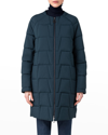 AKRIS REVERSIBLE TECHNO-QUILTED PUFFER JACKET