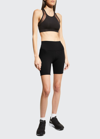 Alo Yoga High-waist Active Biker Shorts In Raisin