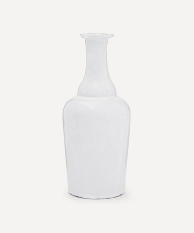 Astier De Villatte Colbert Soliflore Vase In White