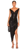 NORMA KAMALI TARA SIDE DRAPE GOWN