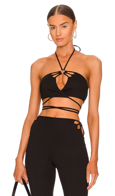 H:ours Olivia Crop Top In Black