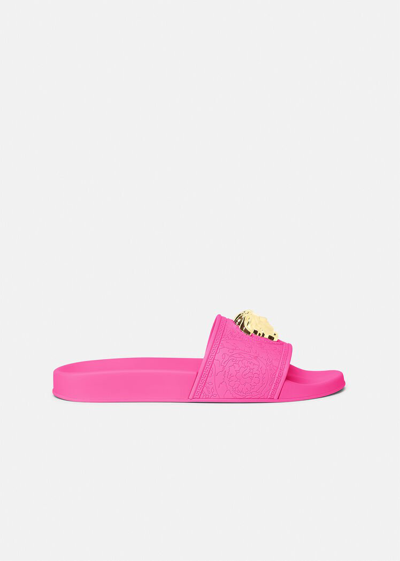 Versace Palazzo Slides, Female, Fuchsia, 37