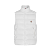 MONCLER TIBB WHITE QUILTED SHELL GILET