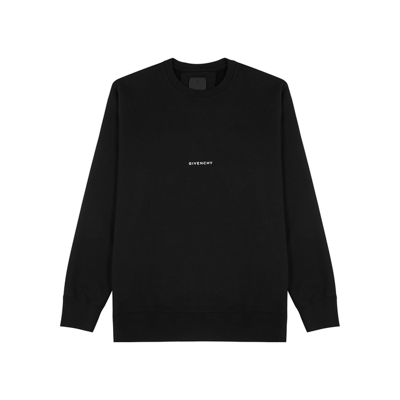 Givenchy Black Logo Cotton Sweatshirt