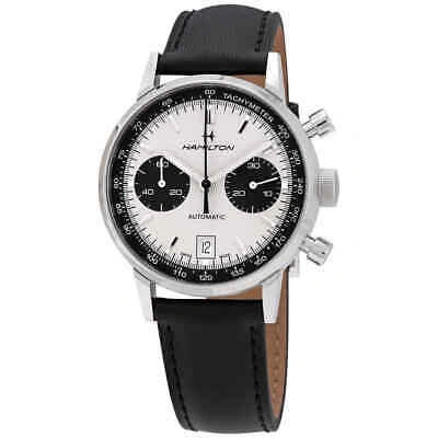 Pre-owned Hamilton Intra-matic Automatic Chronograph Men's Watch H38416711