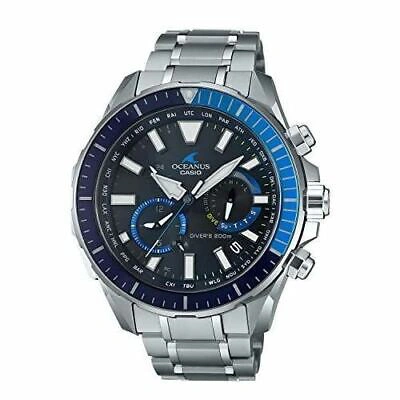 Pre-owned Casio Oceanus Ocw-p2000-1ajf Solar Radio Men's Watch Bluetooth In Box