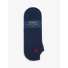 POLO RALPH LAUREN LOGO-EMBROIDERED PACK OF THREE COTTON-BLEND SOCKS,57671421