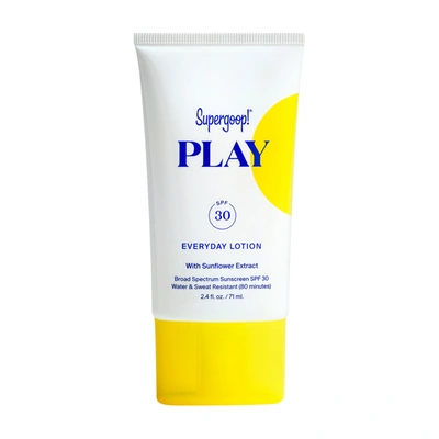 Supergoop Play Everyday Lotion Spf 30 Sunscreen With Sunflower Extract In White