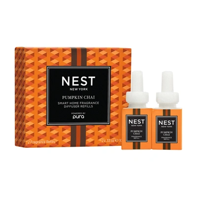 Nest New York Pumpkin Chai Refill Duo For Pura Smart Home Fragrance Diffuser In Default Title
