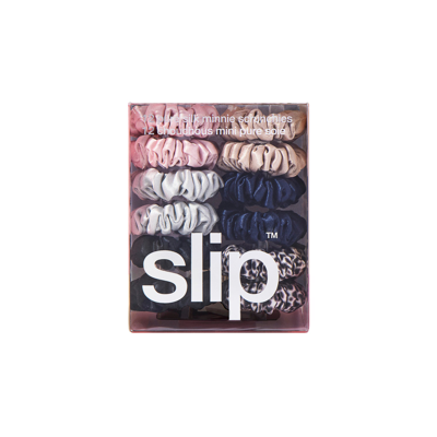 Slip Pure Silk Minnie Scrunchies In Classic