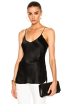 Nili Lotan Isabella Silk Satin Camisole In Black