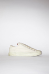 Acne Studios Ballow Tag Distressed-effect Sneakers In Off White/off White