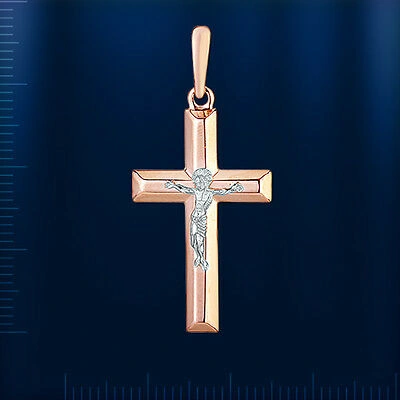 Pre-owned Markenlos Russische Kreuz Kreuzanhänger Kr61223