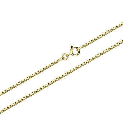 Pre-owned Nklaus 42cm Venezia 333 Gelbgold Echt 8 Karat Venezianerkette Collier 0.9mm 2,15g 9314