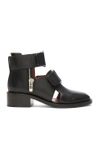 3.1 PHILLIP LIM LEATHER ADDIS CUT OUT BOOTS,SHE7-T315BXA