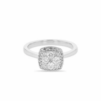 Pre-owned Hrb-exporte 2,10 Cts Runder Moissanite Diamant 925 Sterling Silber Eleganter Ring Für Damen